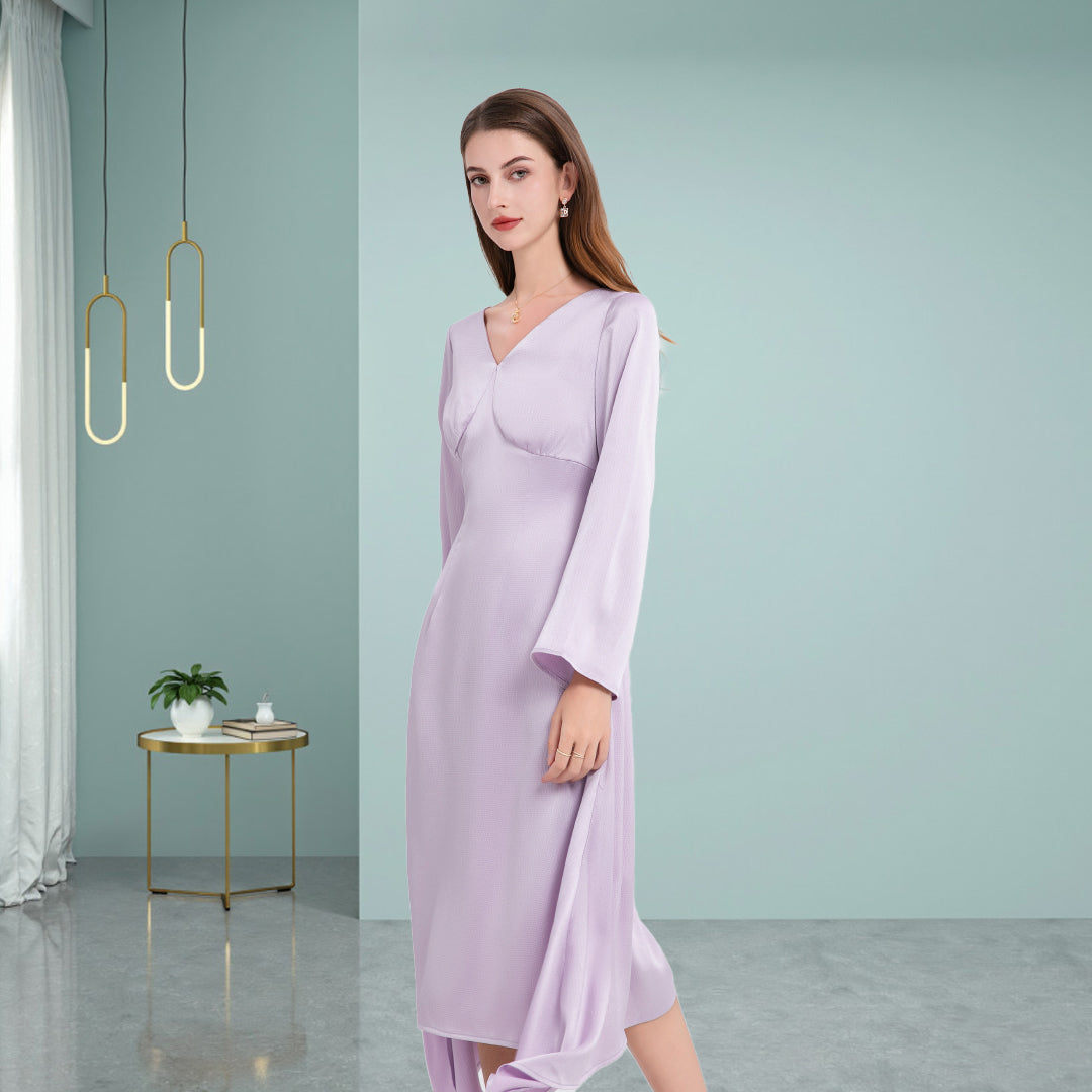 Deenadourdour® Met Onregelmatig Avant-Garde Silhouet Sierlijk Casual Jurk