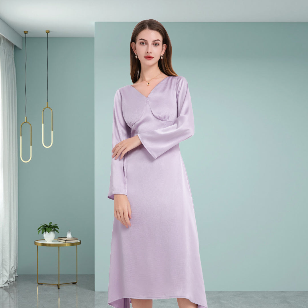 Deenadourdour® Met Onregelmatig Avant-Garde Silhouet Sierlijk Casual Jurk
