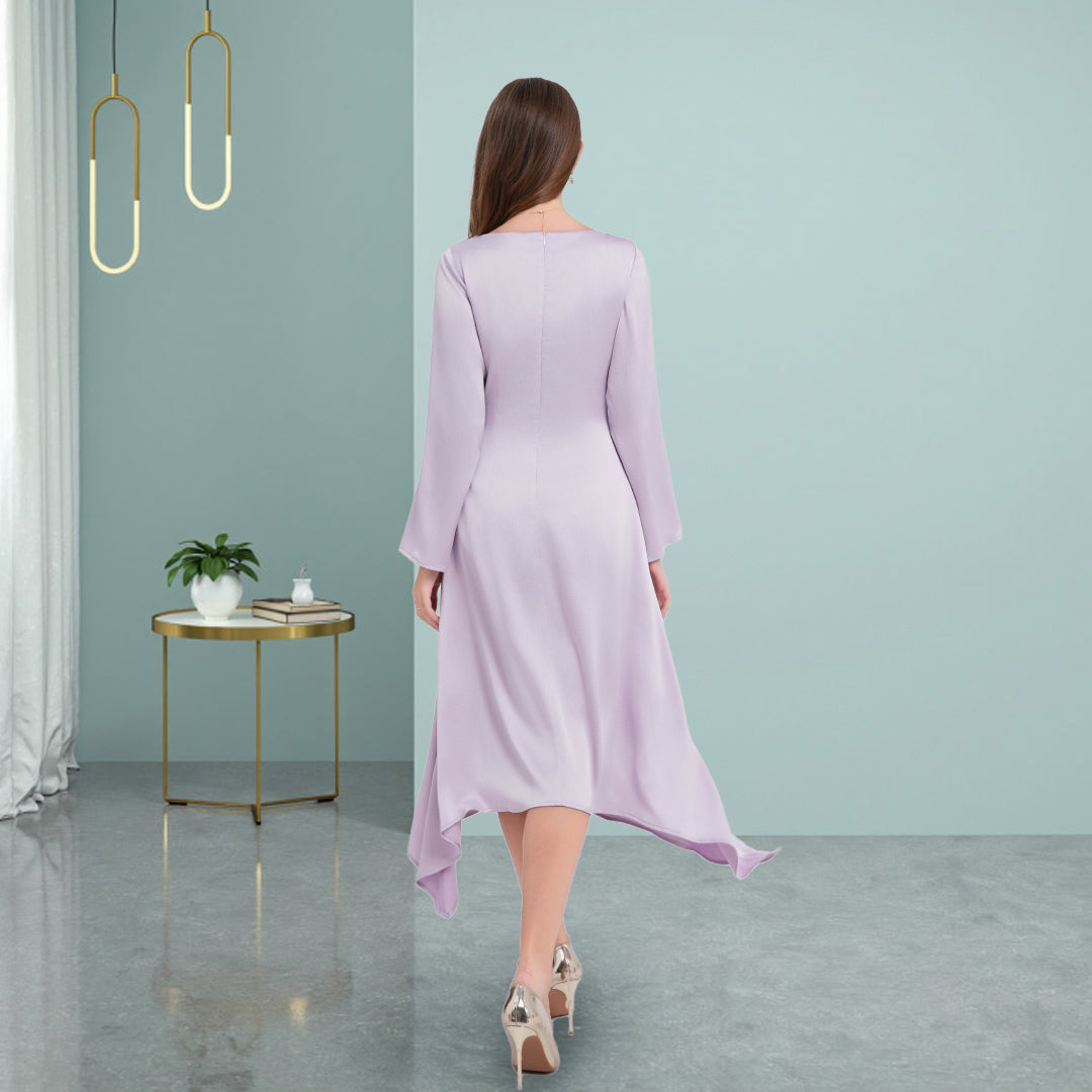 Deenadourdour® Met Onregelmatig Avant-Garde Silhouet Sierlijk Casual Jurk