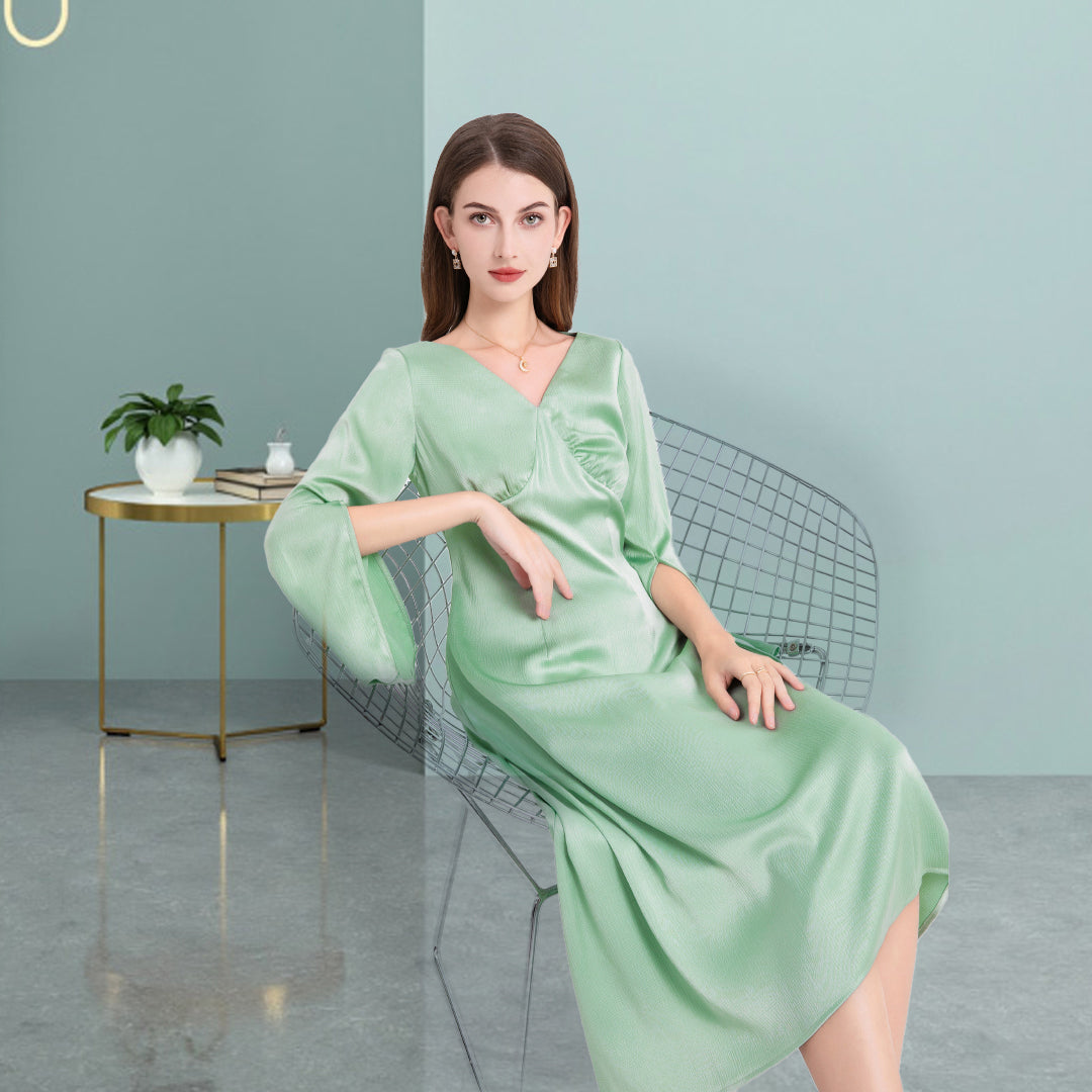 Deenadourdour® Met Onregelmatig Avant-Garde Silhouet Sierlijk Casual Jurk