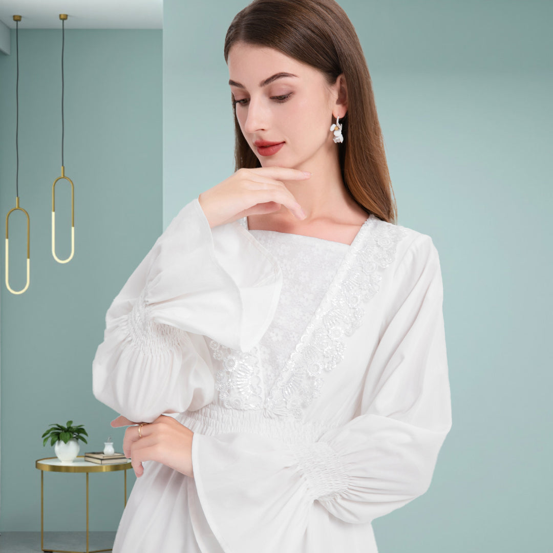Deenadourdour® Stijlvolle elegante Tencel-jurk