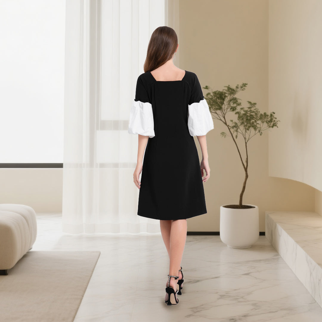 Deenadourdour® Voorname en elegante jurk in Hepburn-stijl