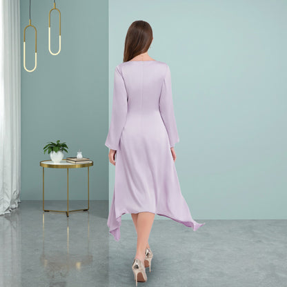 Deenadourdour® Met Onregelmatig Avant-Garde Silhouet Sierlijk Casual Jurk
