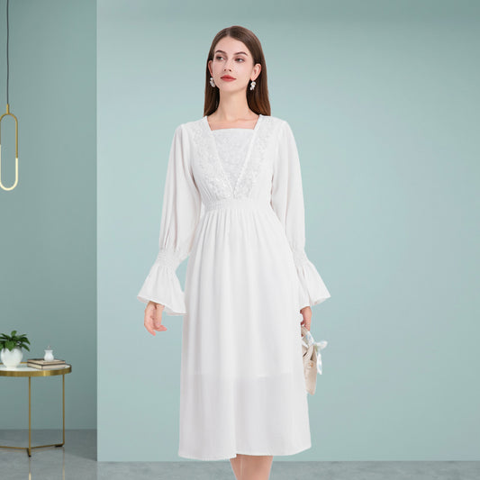 Deenadourdour® Stijlvolle elegante Tencel-jurk