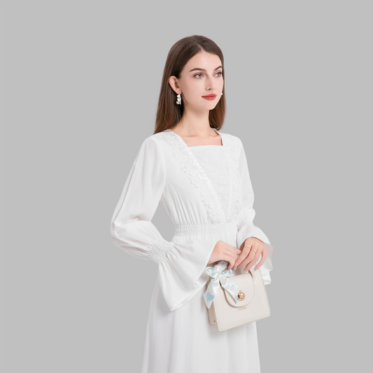 Deenadourdour® Stijlvolle elegante Tencel-jurk