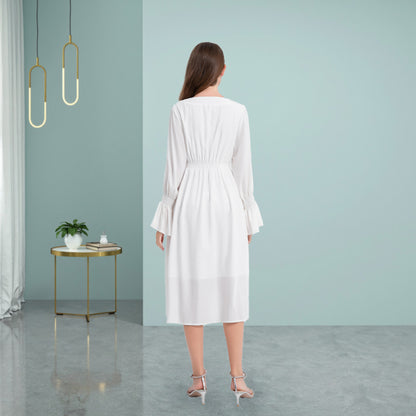 Deenadourdour® Stijlvolle elegante Tencel-jurk