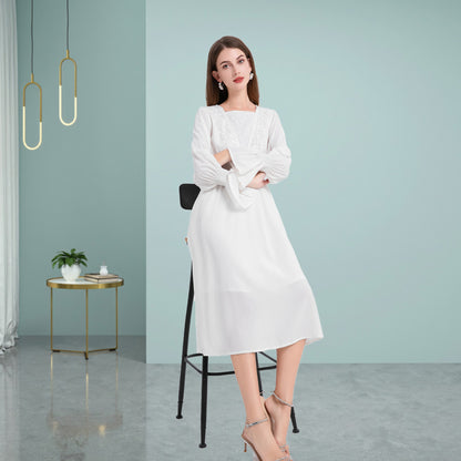 Deenadourdour® Stijlvolle elegante Tencel-jurk