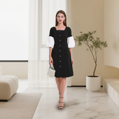 Deenadourdour® Voorname en elegante jurk in Hepburn-stijl